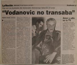 "Vodanovic no transaba"