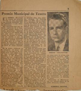 Premio Municipal de Teatro