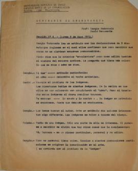 Acta reunión N° 4 Seminario de Dramaturgia