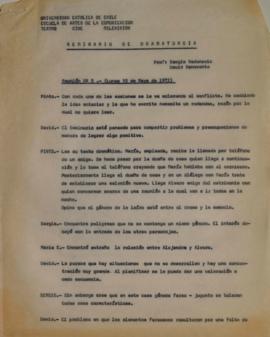 Acta reunión N° 5 Seminario de Dramaturgia
