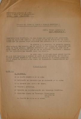 Esquema del curso de teoría y técnica dramática I