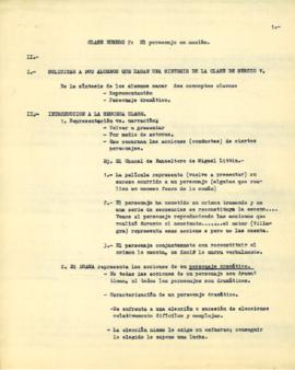 Clase número 2: El personaje de acción