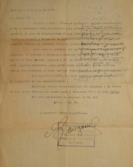 Correspondencia Bongain y Camus