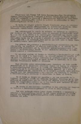 Carta de Sergio Vodanovic