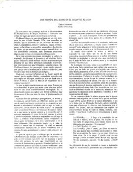 Dos teorías del signo en "El delantal blanco"