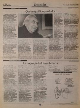 ¡Qué magnífico perdedor!