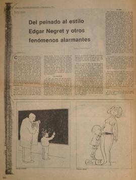 Farsicosas. Del peinado al estilo Edgar Negret y otros fenómenos alarmantes