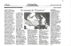 El mensaje de "Il postino"
