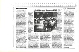 ¿Es Chile una democracia?